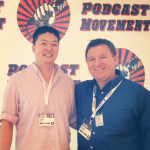 With Jared Easley at Podcast Movement