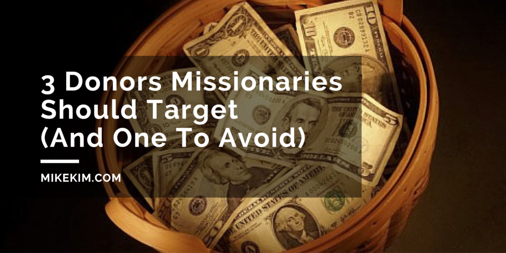 3 Types of Donors Missionaries Should