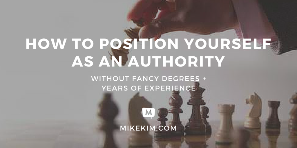 How To Position As An Authority